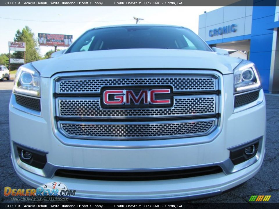 2014 GMC Acadia Denali White Diamond Tricoat / Ebony Photo #2