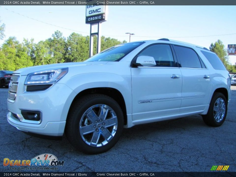 2014 GMC Acadia Denali White Diamond Tricoat / Ebony Photo #3