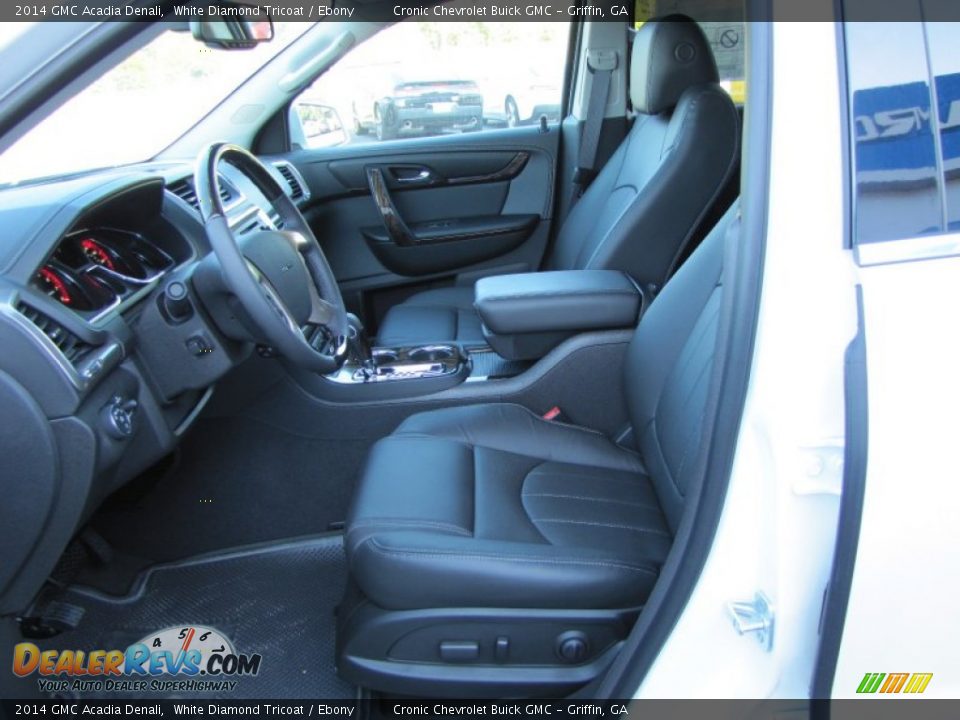 2014 GMC Acadia Denali White Diamond Tricoat / Ebony Photo #9