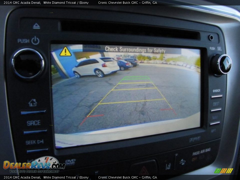 2014 GMC Acadia Denali White Diamond Tricoat / Ebony Photo #15