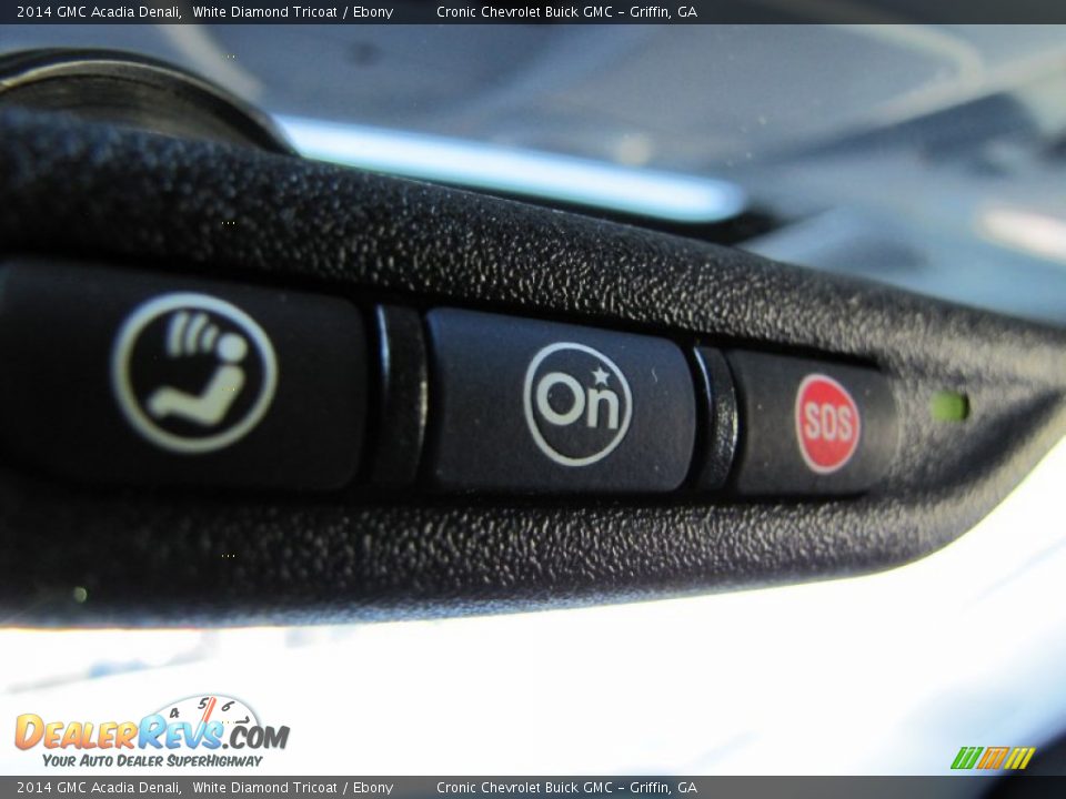 2014 GMC Acadia Denali White Diamond Tricoat / Ebony Photo #16