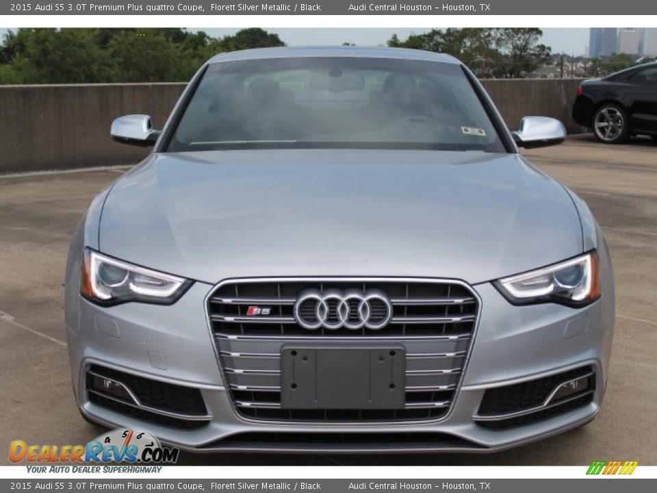 2015 Audi S5 3.0T Premium Plus quattro Coupe Florett Silver Metallic / Black Photo #2