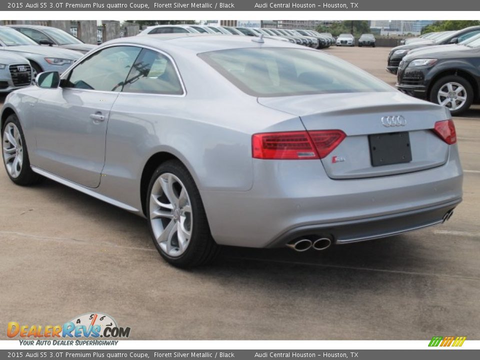 2015 Audi S5 3.0T Premium Plus quattro Coupe Florett Silver Metallic / Black Photo #6