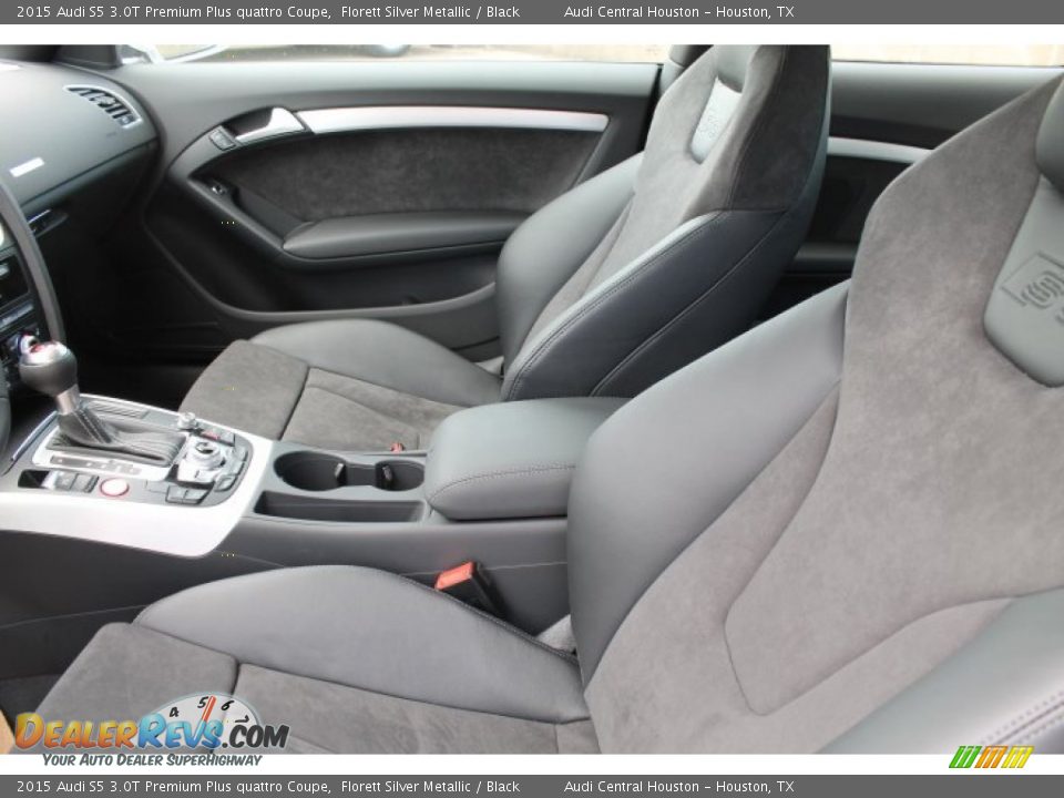 2015 Audi S5 3.0T Premium Plus quattro Coupe Florett Silver Metallic / Black Photo #9