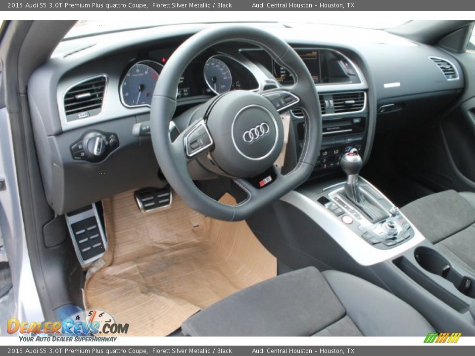 2015 Audi S5 3.0T Premium Plus quattro Coupe Florett Silver Metallic / Black Photo #11