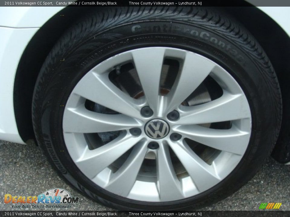 2011 Volkswagen CC Sport Candy White / Cornsilk Beige/Black Photo #15