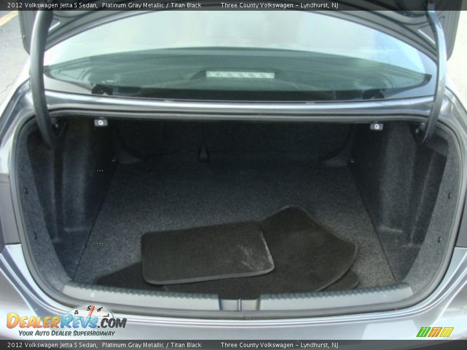 2012 Volkswagen Jetta S Sedan Platinum Gray Metallic / Titan Black Photo #13