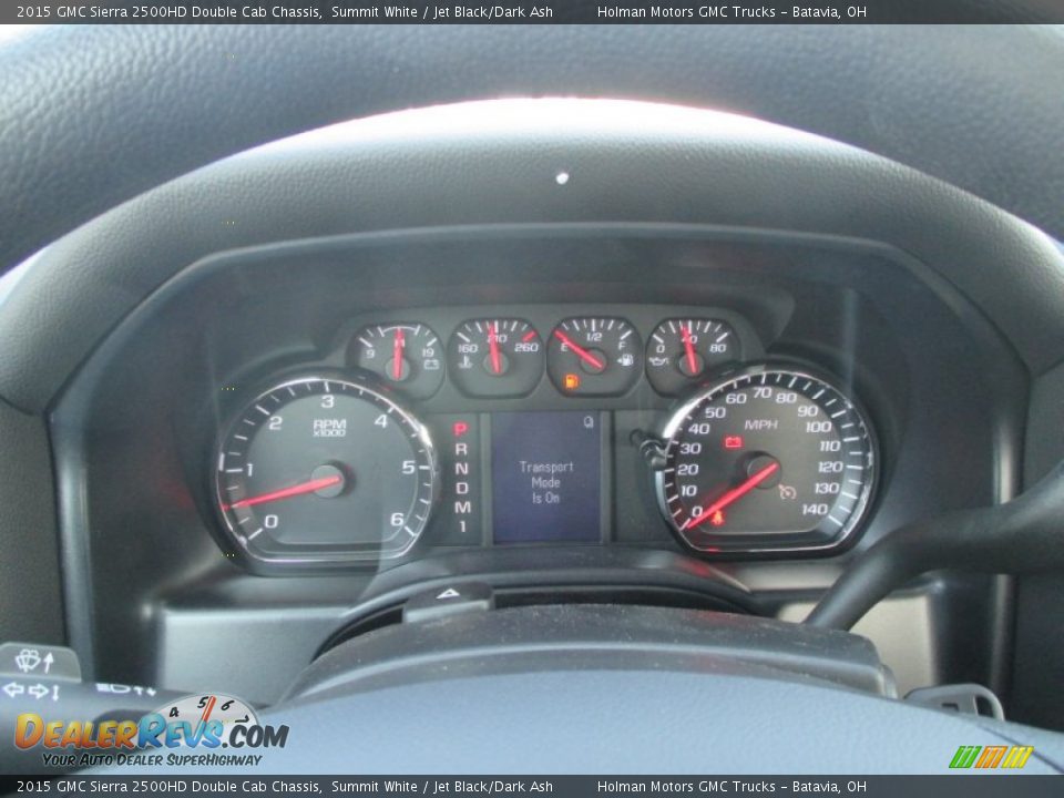 2015 GMC Sierra 2500HD Double Cab Chassis Gauges Photo #12