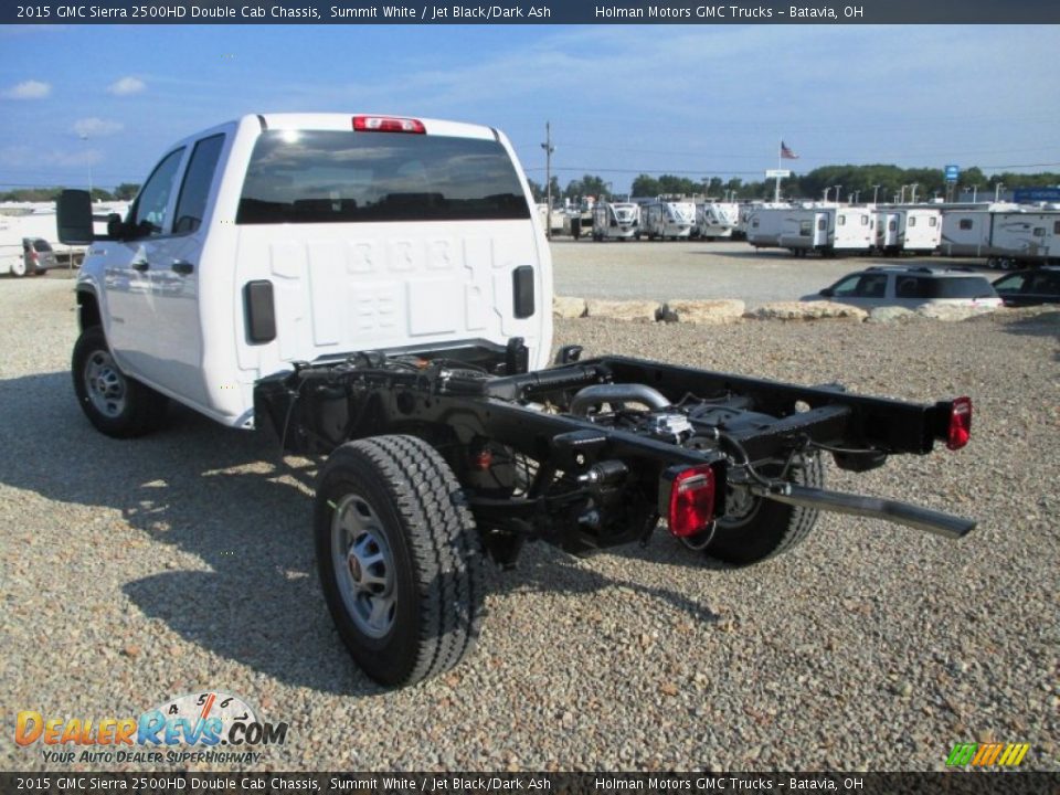 Summit White 2015 GMC Sierra 2500HD Double Cab Chassis Photo #18
