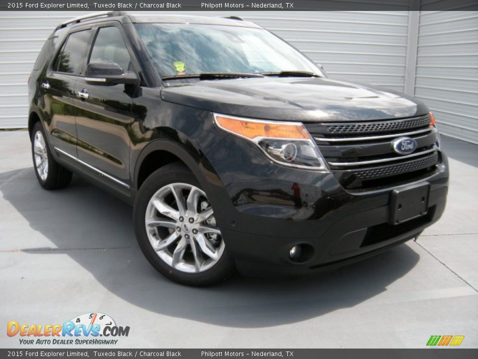 2015 Ford Explorer Limited Tuxedo Black / Charcoal Black Photo #1