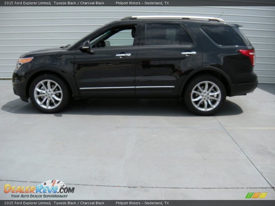 2015 Ford Explorer Limited Tuxedo Black / Charcoal Black Photo #6