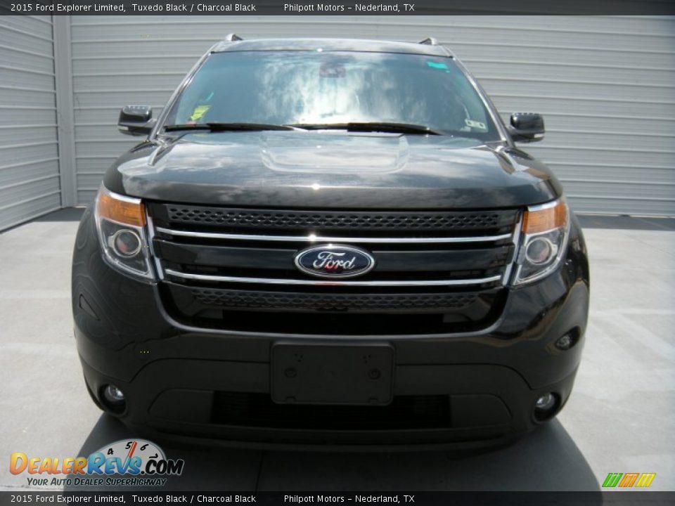 2015 Ford Explorer Limited Tuxedo Black / Charcoal Black Photo #8
