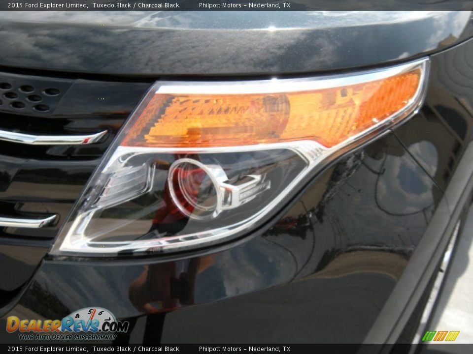 2015 Ford Explorer Limited Tuxedo Black / Charcoal Black Photo #9