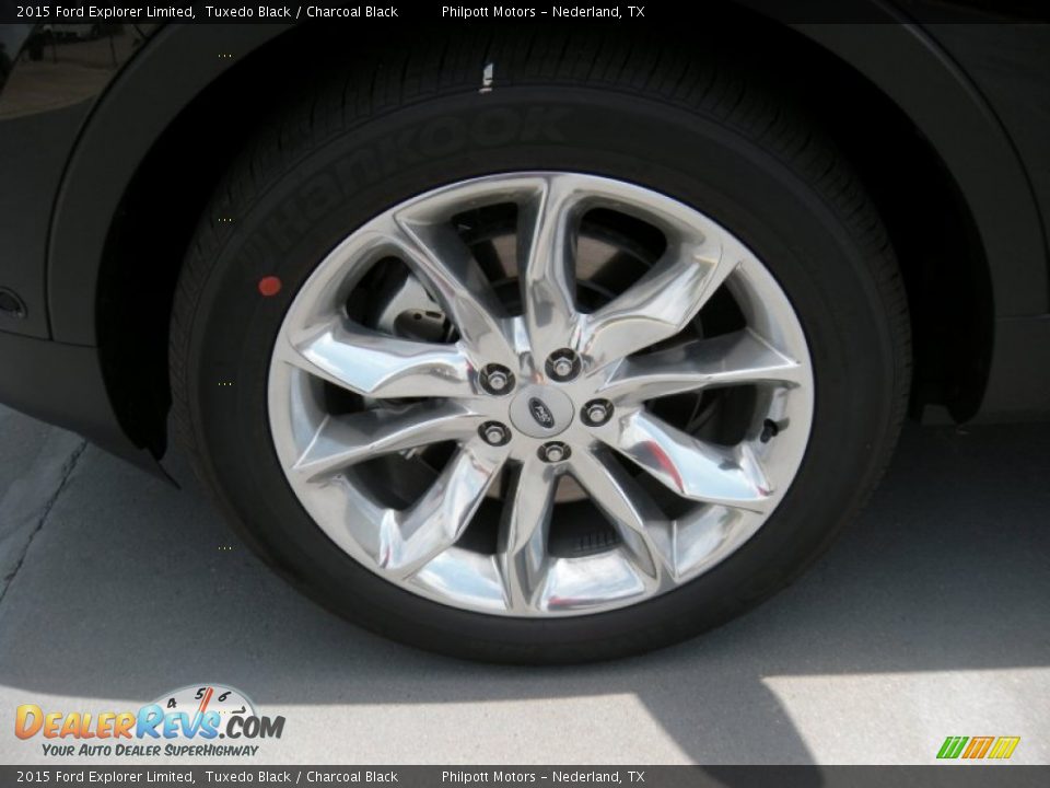 2015 Ford Explorer Limited Tuxedo Black / Charcoal Black Photo #11