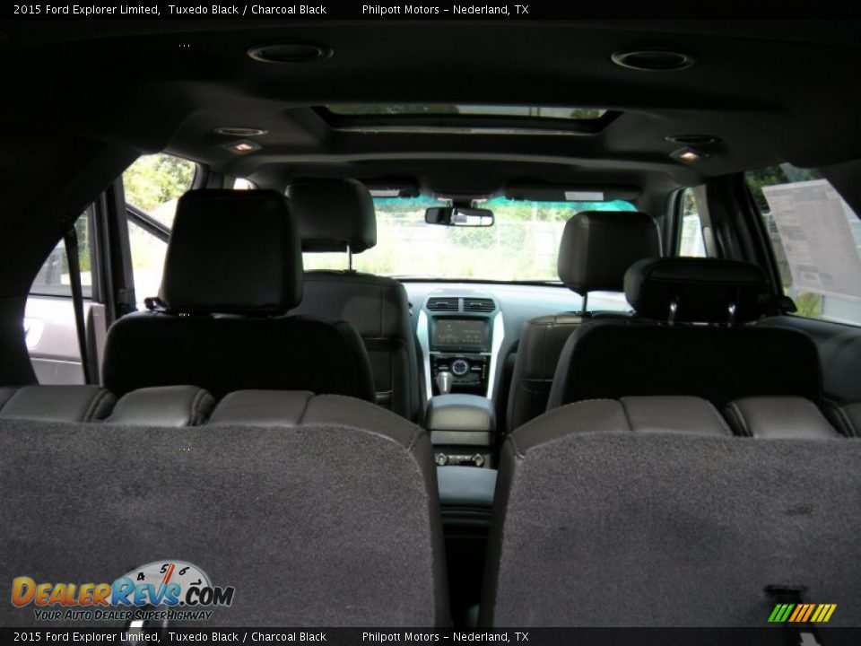 2015 Ford Explorer Limited Tuxedo Black / Charcoal Black Photo #21