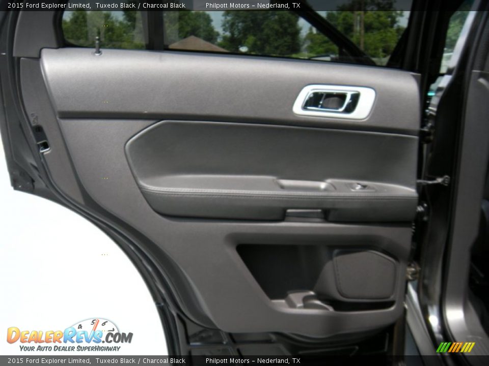 2015 Ford Explorer Limited Tuxedo Black / Charcoal Black Photo #23