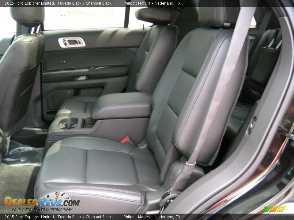 2015 Ford Explorer Limited Tuxedo Black / Charcoal Black Photo #24