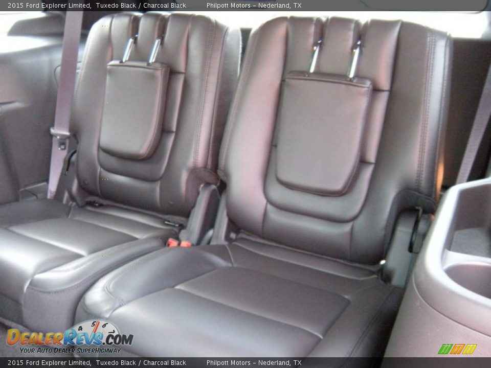 2015 Ford Explorer Limited Tuxedo Black / Charcoal Black Photo #25