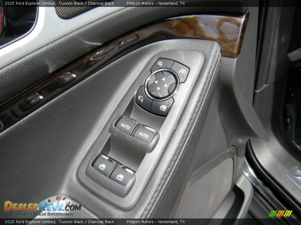 2015 Ford Explorer Limited Tuxedo Black / Charcoal Black Photo #27