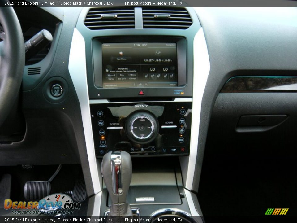 2015 Ford Explorer Limited Tuxedo Black / Charcoal Black Photo #31