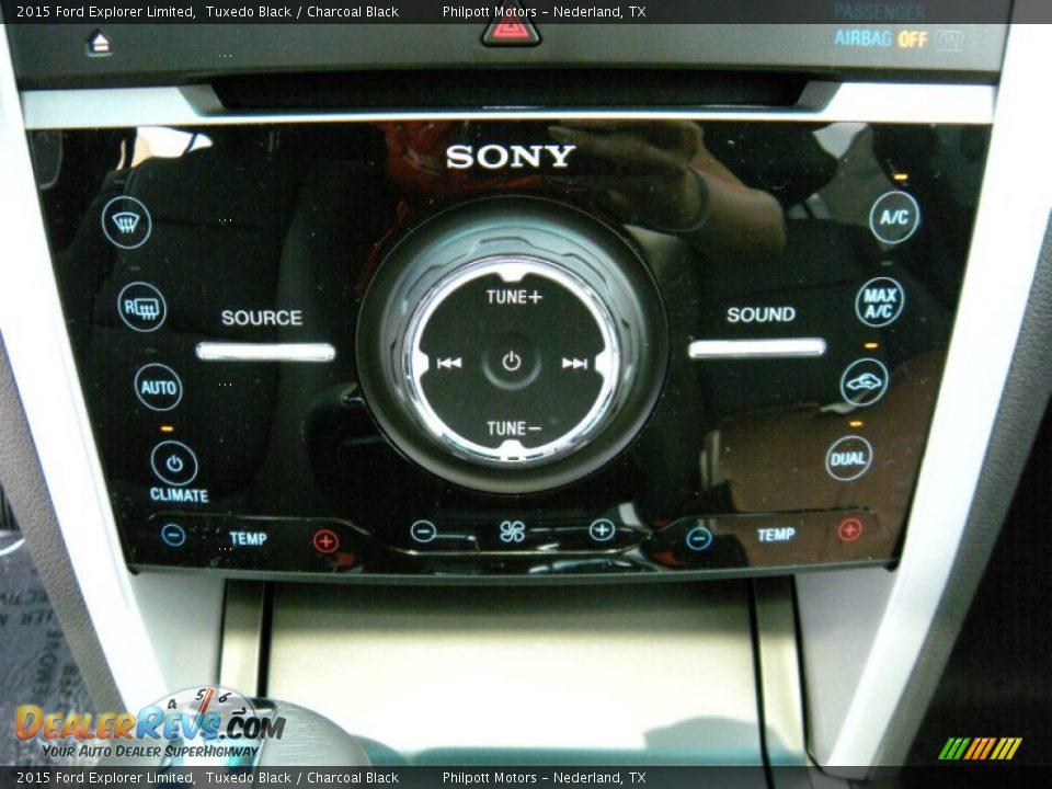 2015 Ford Explorer Limited Tuxedo Black / Charcoal Black Photo #33