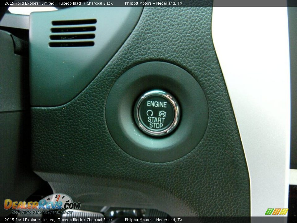 2015 Ford Explorer Limited Tuxedo Black / Charcoal Black Photo #35
