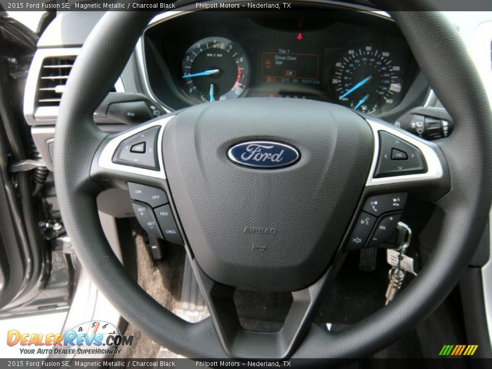 2015 Ford Fusion SE Steering Wheel Photo #30