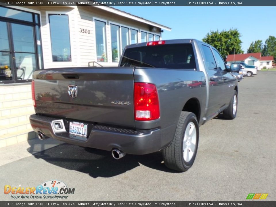 2012 Dodge Ram 1500 ST Crew Cab 4x4 Mineral Gray Metallic / Dark Slate Gray/Medium Graystone Photo #5