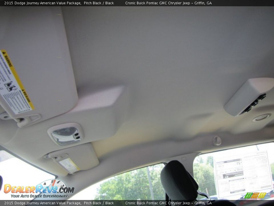 2015 Dodge Journey American Value Package Pitch Black / Black Photo #11