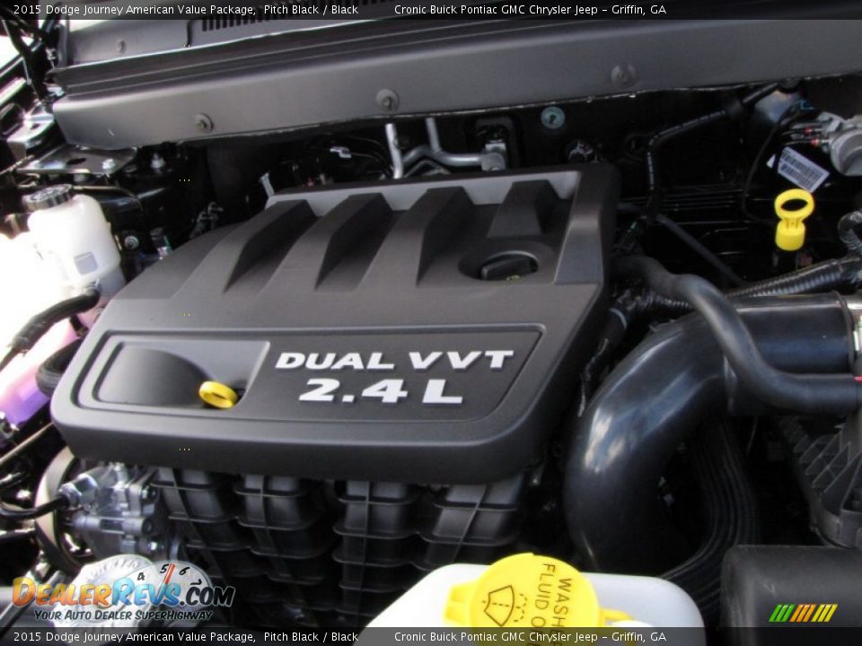 2015 Dodge Journey American Value Package Pitch Black / Black Photo #13