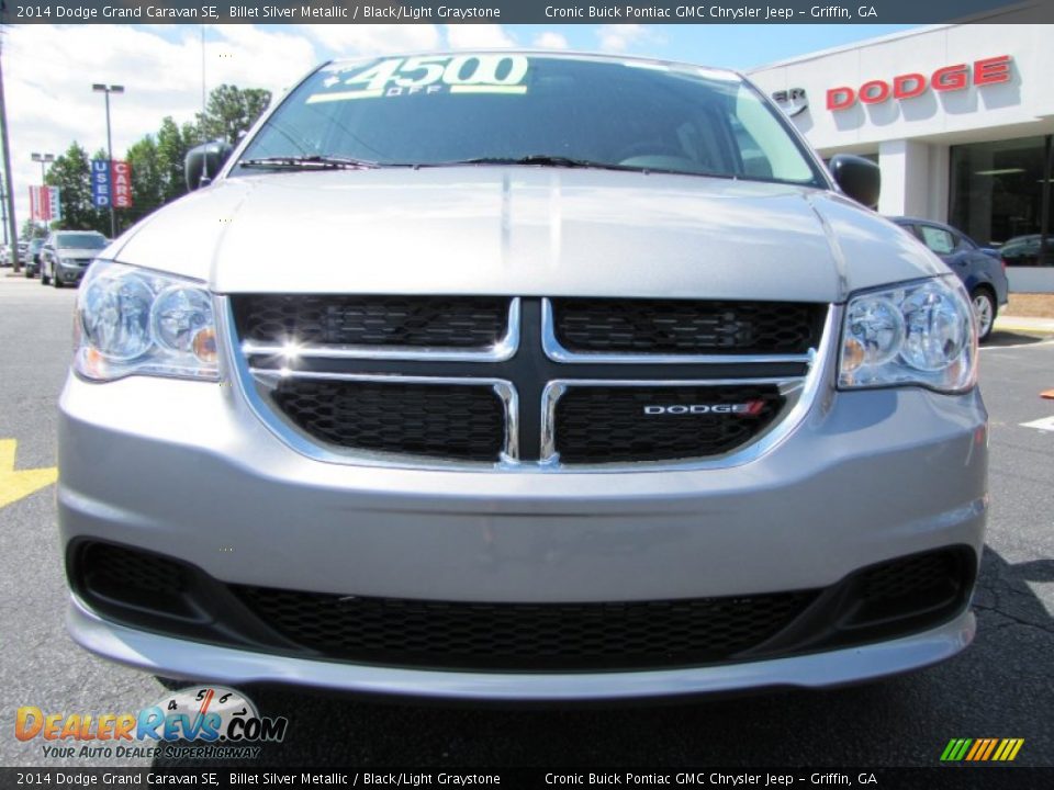 2014 Dodge Grand Caravan SE Billet Silver Metallic / Black/Light Graystone Photo #2