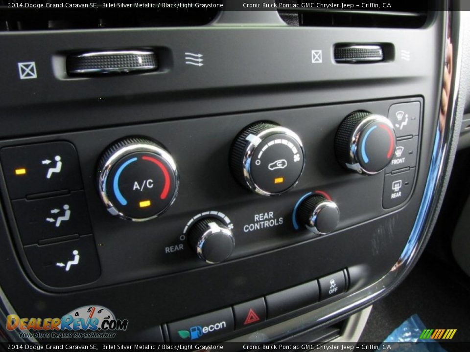 2014 Dodge Grand Caravan SE Billet Silver Metallic / Black/Light Graystone Photo #15