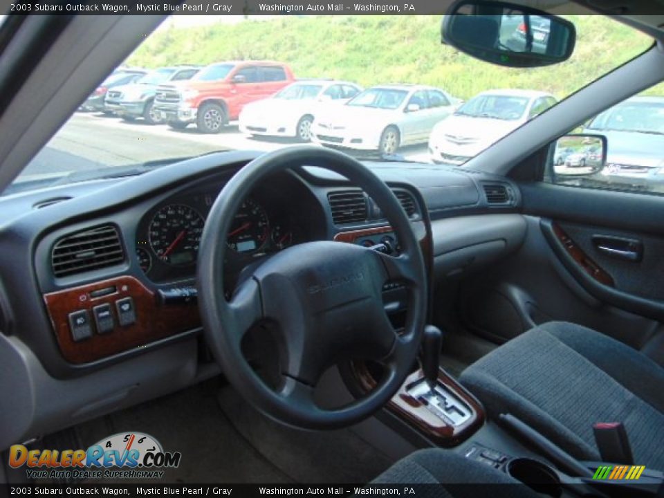 Gray Interior - 2003 Subaru Outback Wagon Photo #11