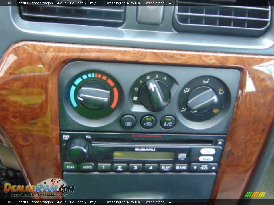 2003 Subaru Outback Wagon Mystic Blue Pearl / Gray Photo #16