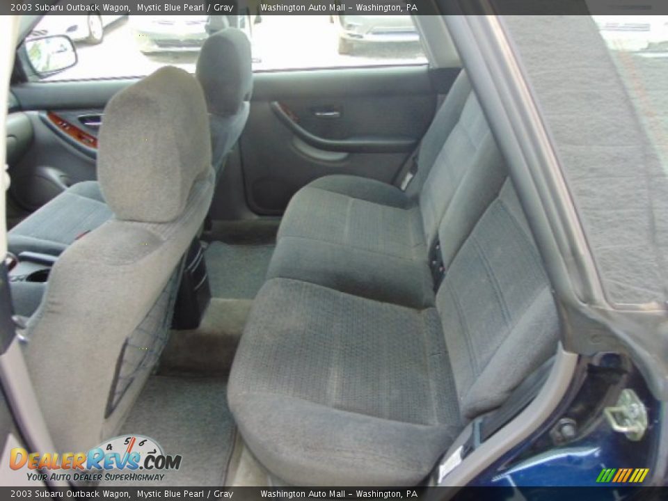 2003 Subaru Outback Wagon Mystic Blue Pearl / Gray Photo #17