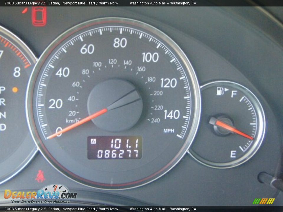 2008 Subaru Legacy 2.5i Sedan Newport Blue Pearl / Warm Ivory Photo #20