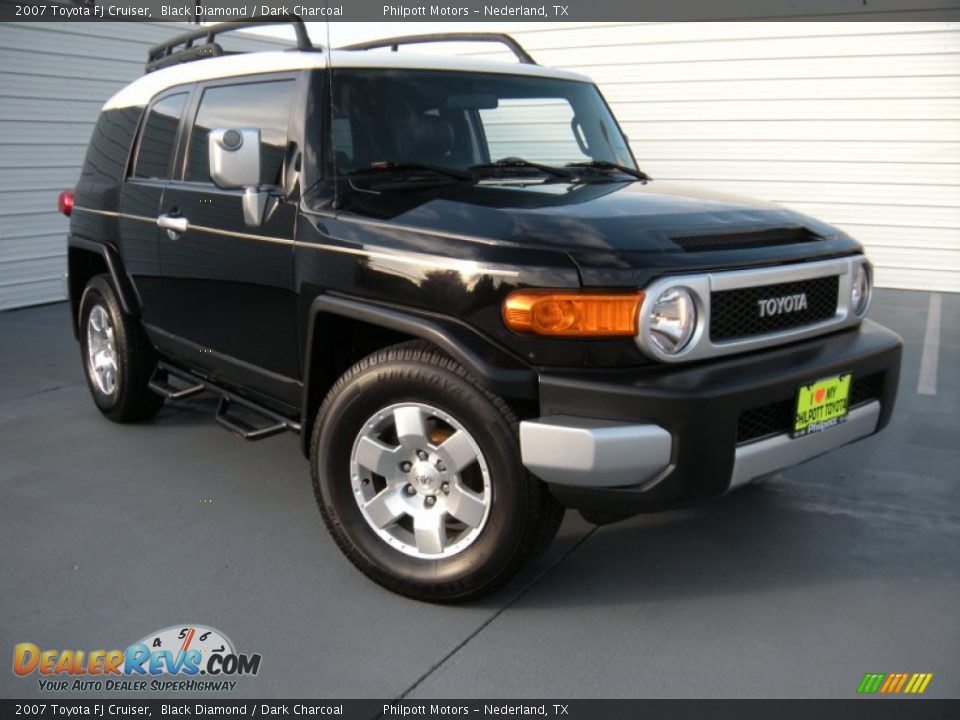 2007 Toyota FJ Cruiser Black Diamond / Dark Charcoal Photo #1