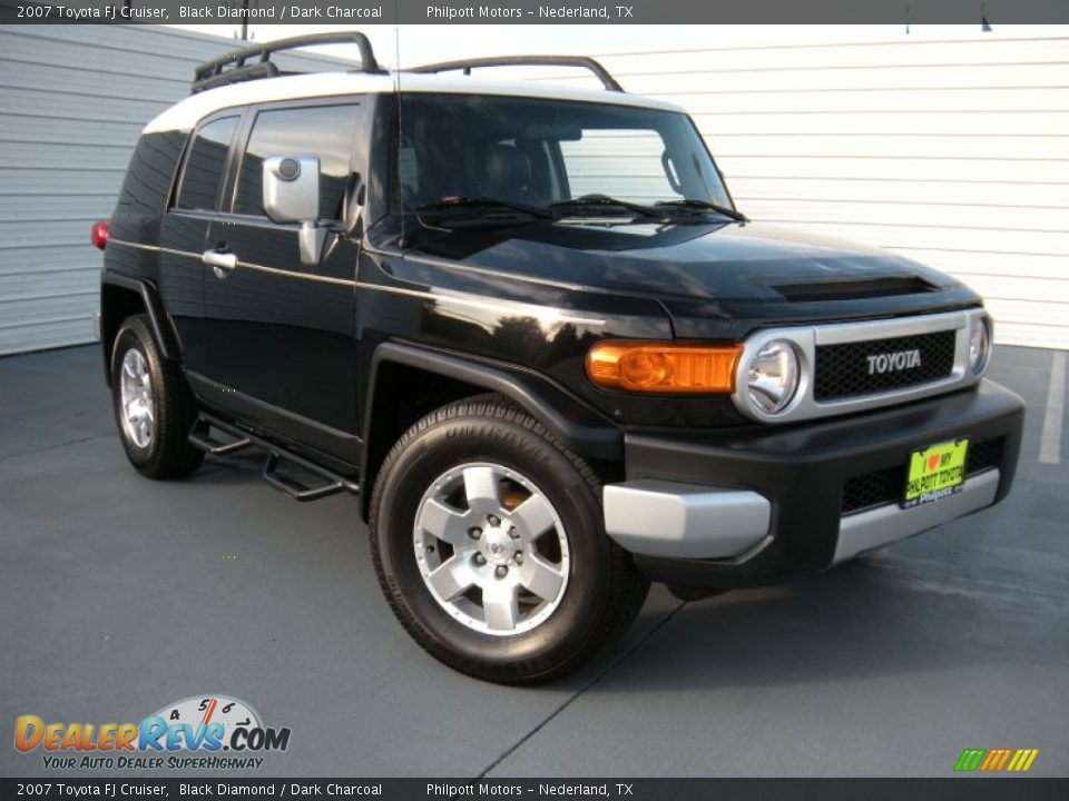 2007 Toyota FJ Cruiser Black Diamond / Dark Charcoal Photo #2