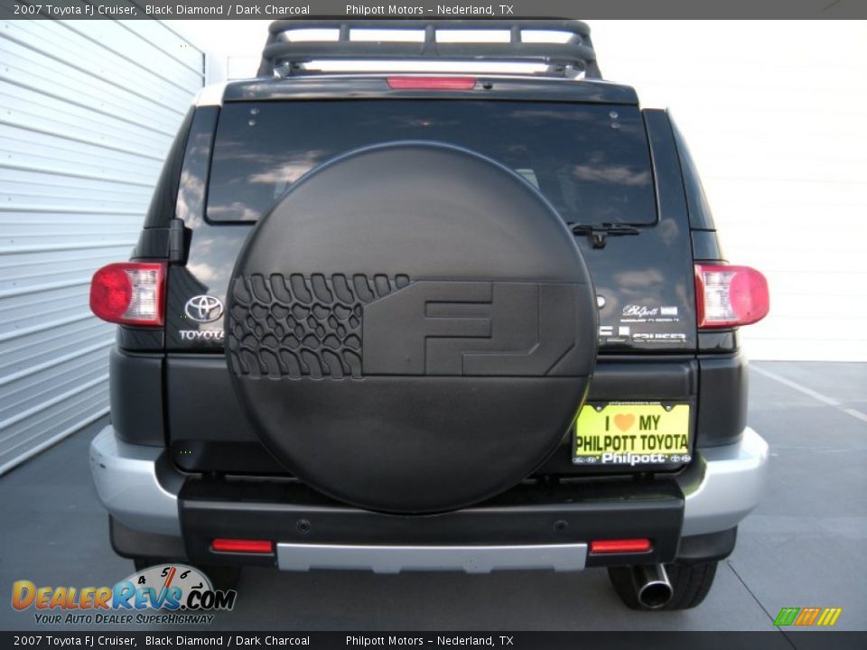2007 Toyota FJ Cruiser Black Diamond / Dark Charcoal Photo #5