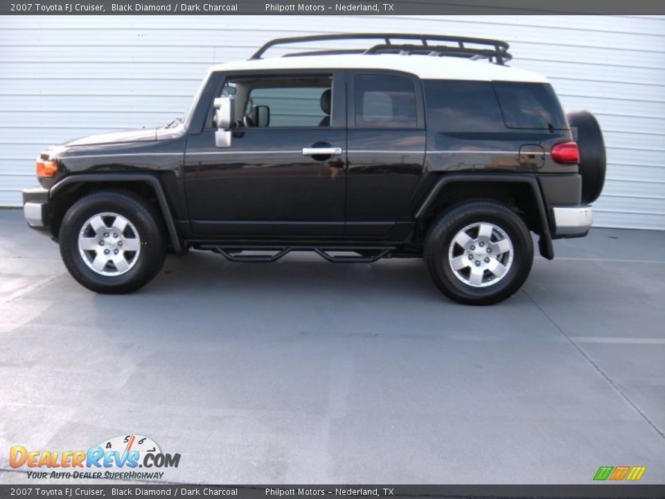 2007 Toyota FJ Cruiser Black Diamond / Dark Charcoal Photo #6