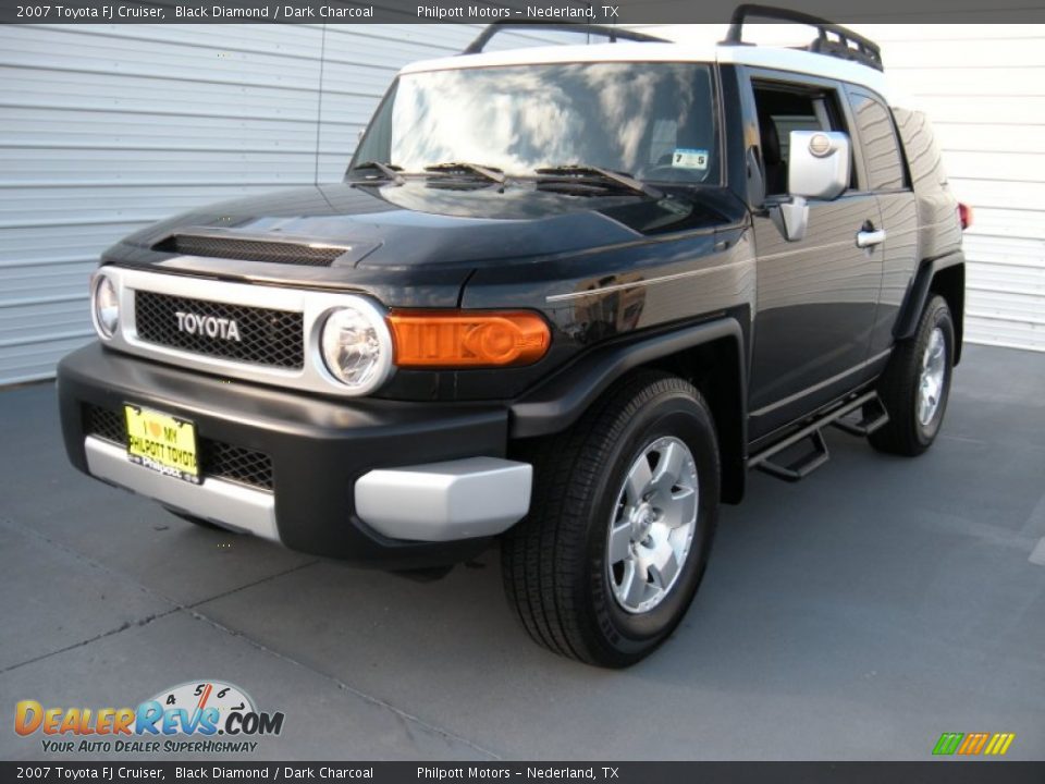 2007 Toyota FJ Cruiser Black Diamond / Dark Charcoal Photo #7