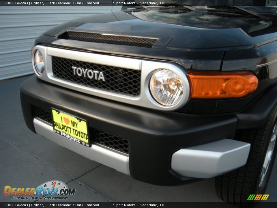2007 Toyota FJ Cruiser Black Diamond / Dark Charcoal Photo #10