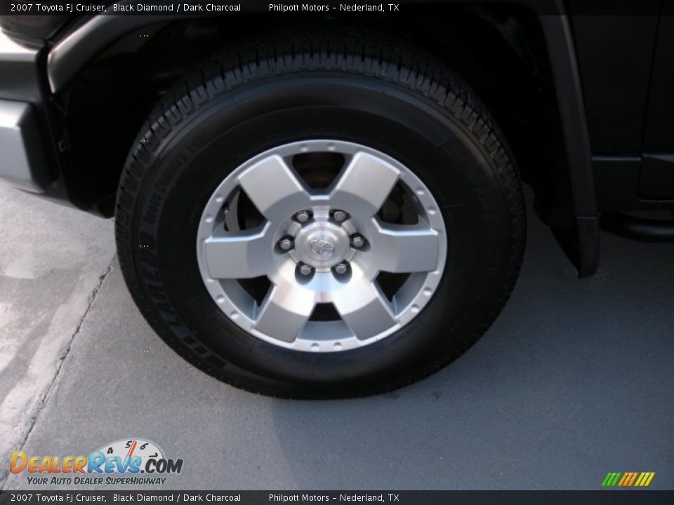 2007 Toyota FJ Cruiser Black Diamond / Dark Charcoal Photo #13