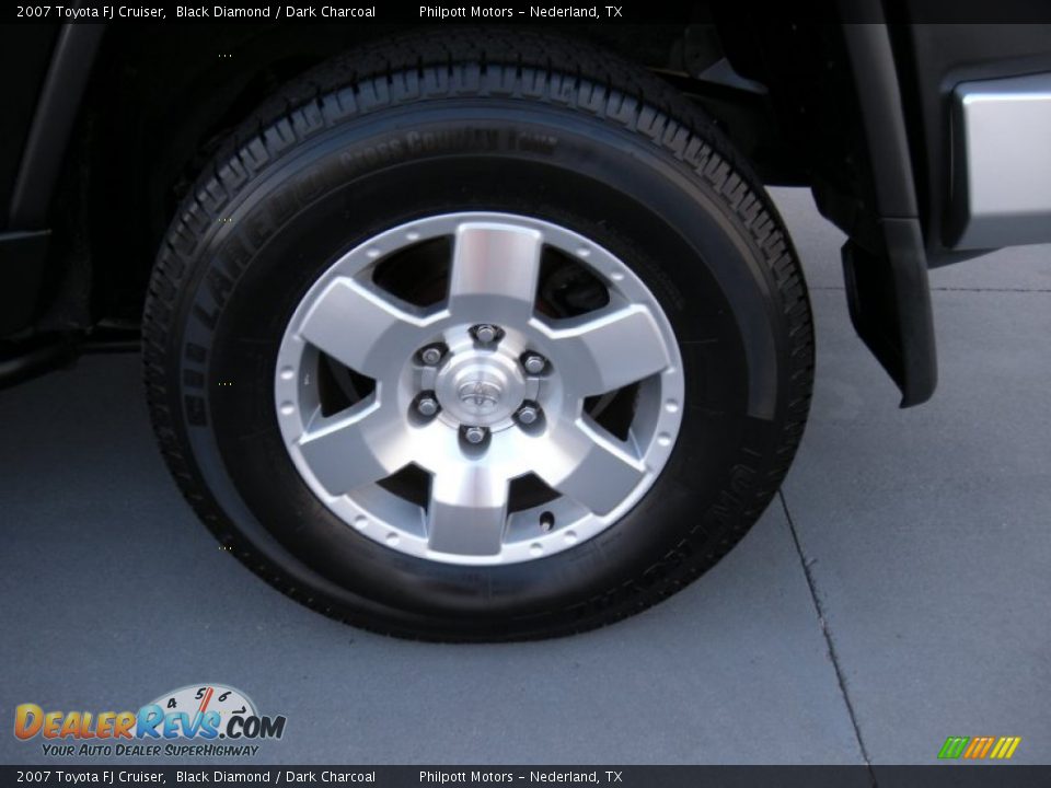 2007 Toyota FJ Cruiser Black Diamond / Dark Charcoal Photo #14