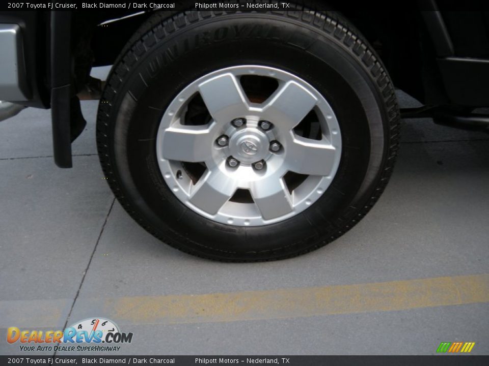 2007 Toyota FJ Cruiser Black Diamond / Dark Charcoal Photo #15