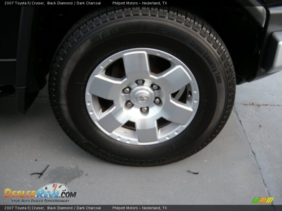 2007 Toyota FJ Cruiser Black Diamond / Dark Charcoal Photo #16