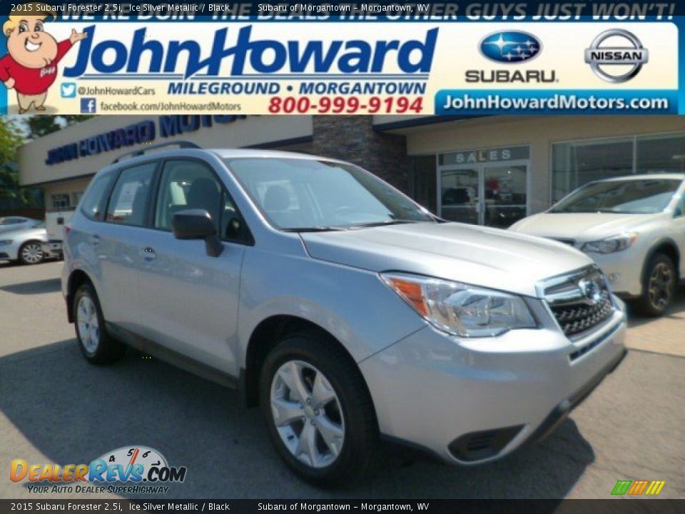 2015 Subaru Forester 2.5i Ice Silver Metallic / Black Photo #1