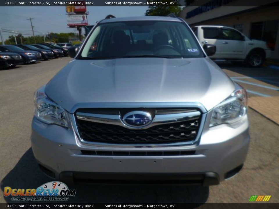 2015 Subaru Forester 2.5i Ice Silver Metallic / Black Photo #2