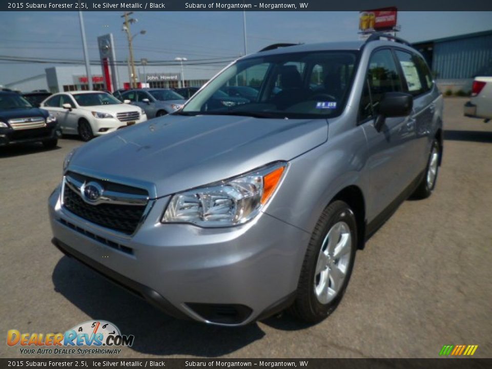 2015 Subaru Forester 2.5i Ice Silver Metallic / Black Photo #3