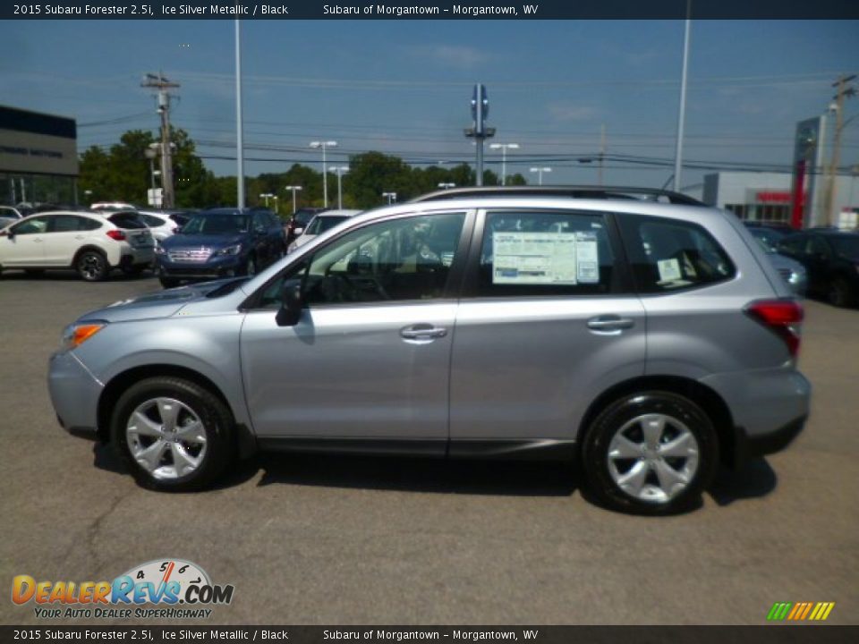 2015 Subaru Forester 2.5i Ice Silver Metallic / Black Photo #4